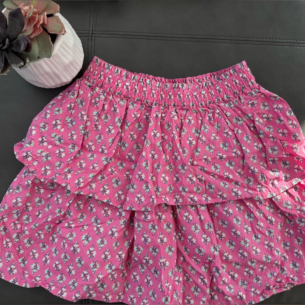 Crewcuts girl size 12 pink summer skirt Like New